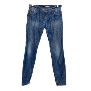 MISS SIXTY VINTAGE Y2K J LOT LOW RISE ANKLE ZIP SLIM FIT JEANS - 26